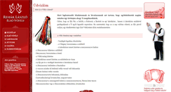 Desktop Screenshot of elso-vofely.hu